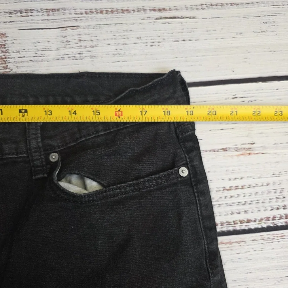 Levis‎ 514 Jeans Mens 38x30 Black Dark Wash Straight Fit Mid Rise Cotton